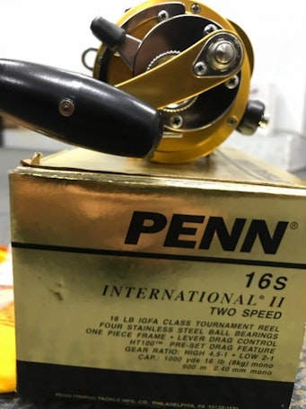 PENN International II 16S 2 Speed Lever Drag IGFA Class Tournament Reel