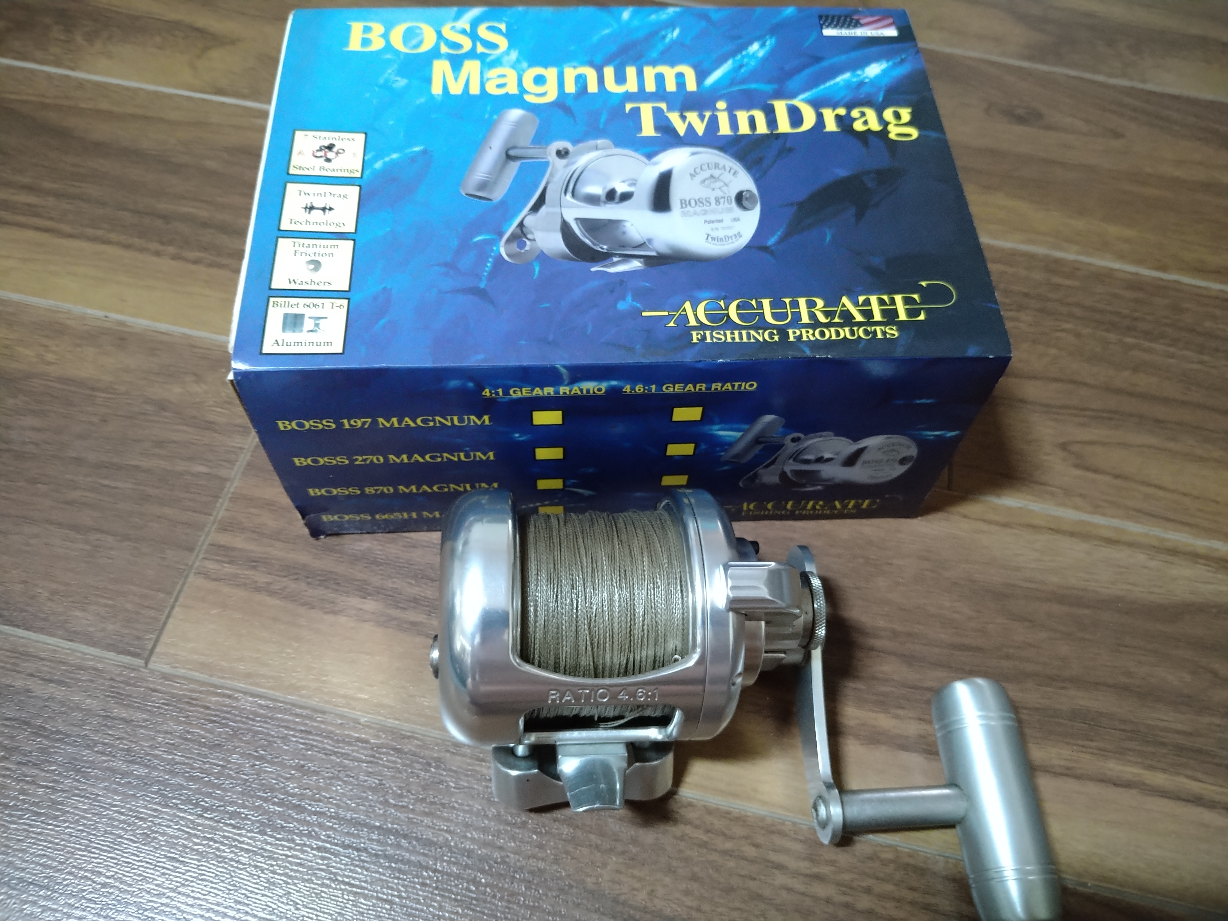 Fishing Reel ACCURATE E-Series Boss Magnum B870 - Sports & Outdoors for sale  in Gombak, Kuala Lumpur