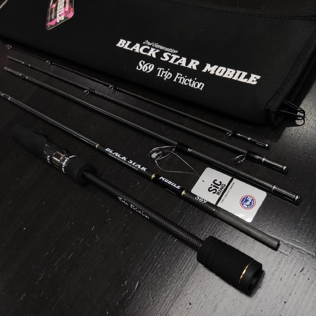 ロッド BLACK STAR MOBILE S69 Trip Friction BLACK STAR MOBILE S69 Trip FrictionXESTA Black Star 2nd Generation
