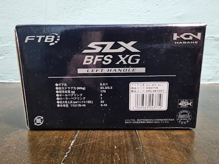 Shimano SLX BFS XG (left)