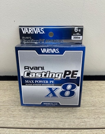Varivas Avani Casting PE6(85lb) 300m line, GT/Tuna Popping. Brand New. Made  In Japan.