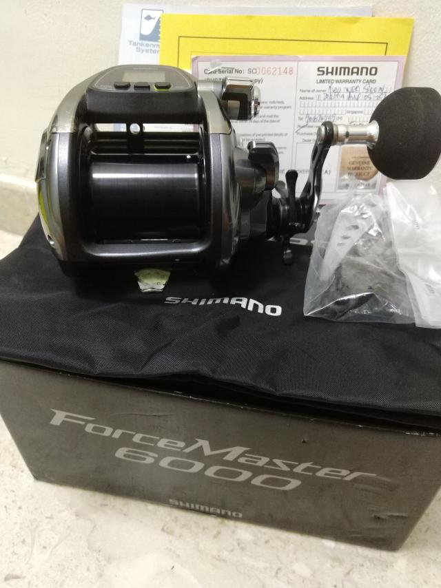 SHIMANO FORCEMASTER 6000 ELECTRIC REEL NEW 2020